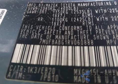 2024 Toyota Corolla Cross Hybrid Xse из США, поврежденный, VIN 7MUFBABG1RV060888